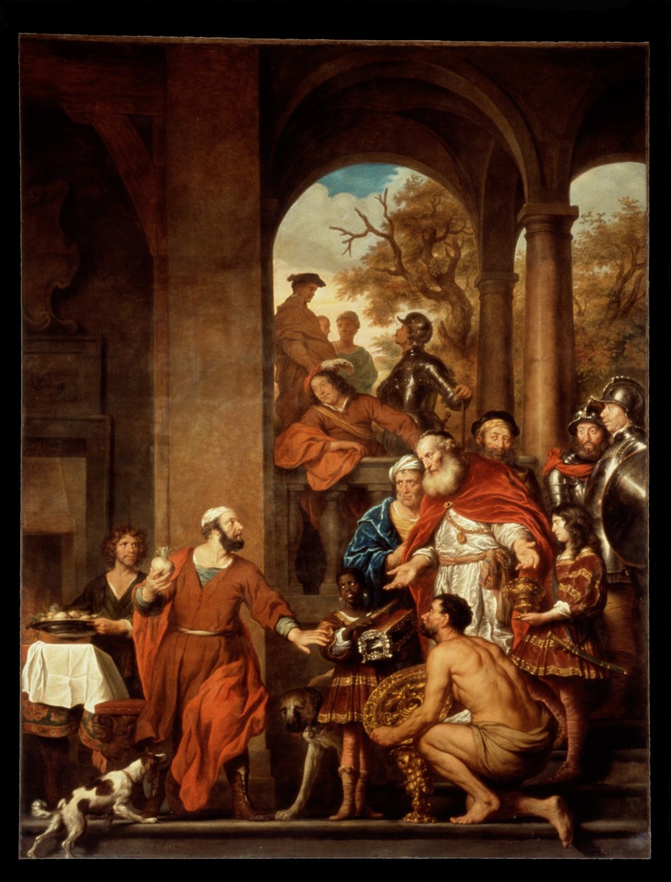 O incorruptível cônsul Marcus Curius Dentatus de Govert Flinck