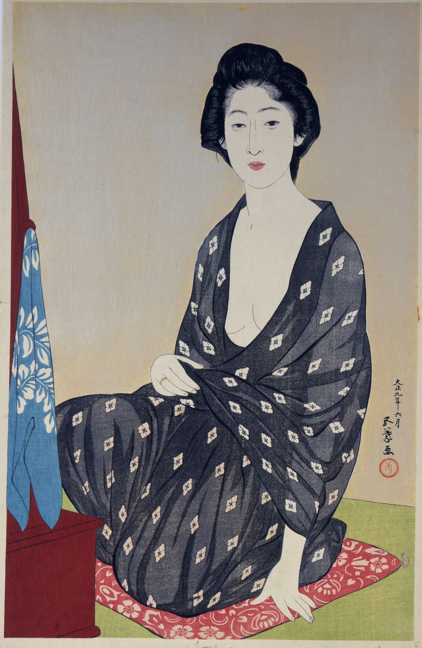 Natsugoromo no onna (Mulher num traje de verão) de Goyo Hashiguchi