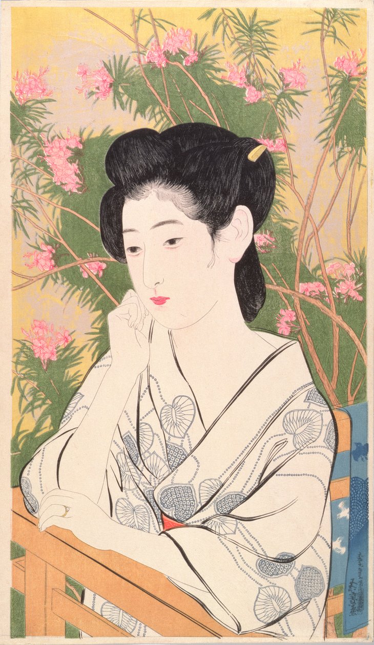 Mulher em um Hotel Hot Spring de Goyo Hashiguchi