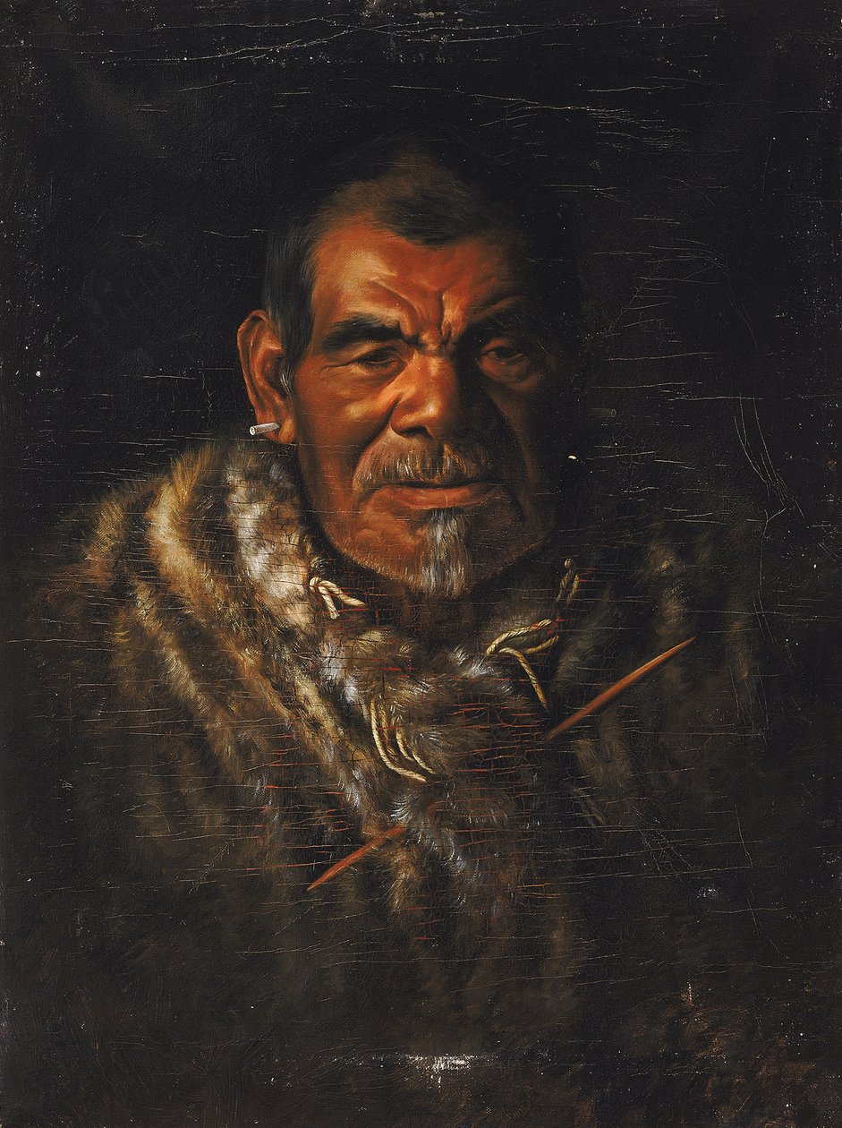 Capitão John Ab-ba-ba-pomo. de Grace Carpenter Hudson