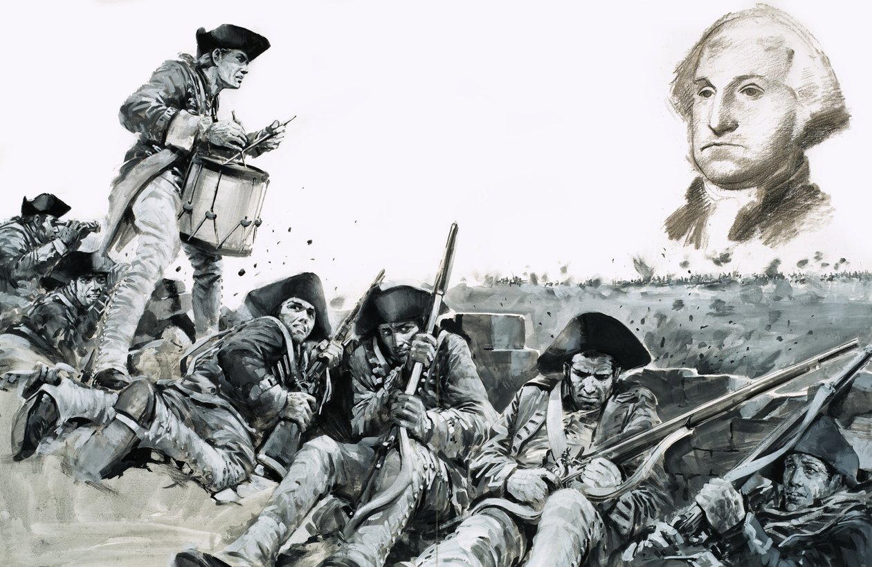 Um baterista bate um pedido de reunião na Batalha de Yorktown de Graham Coton