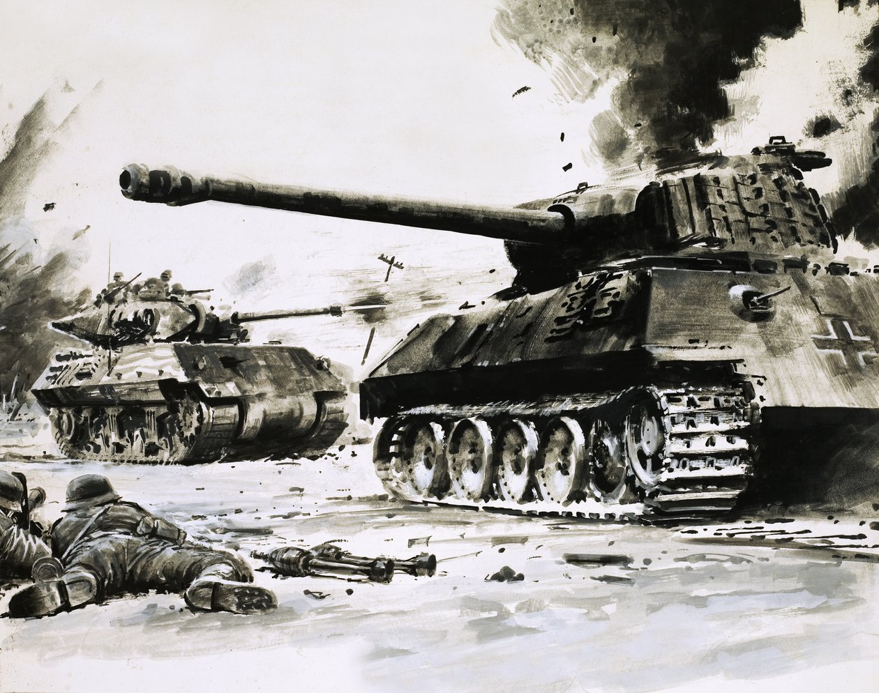 Tanques nas ruas de Graham Coton