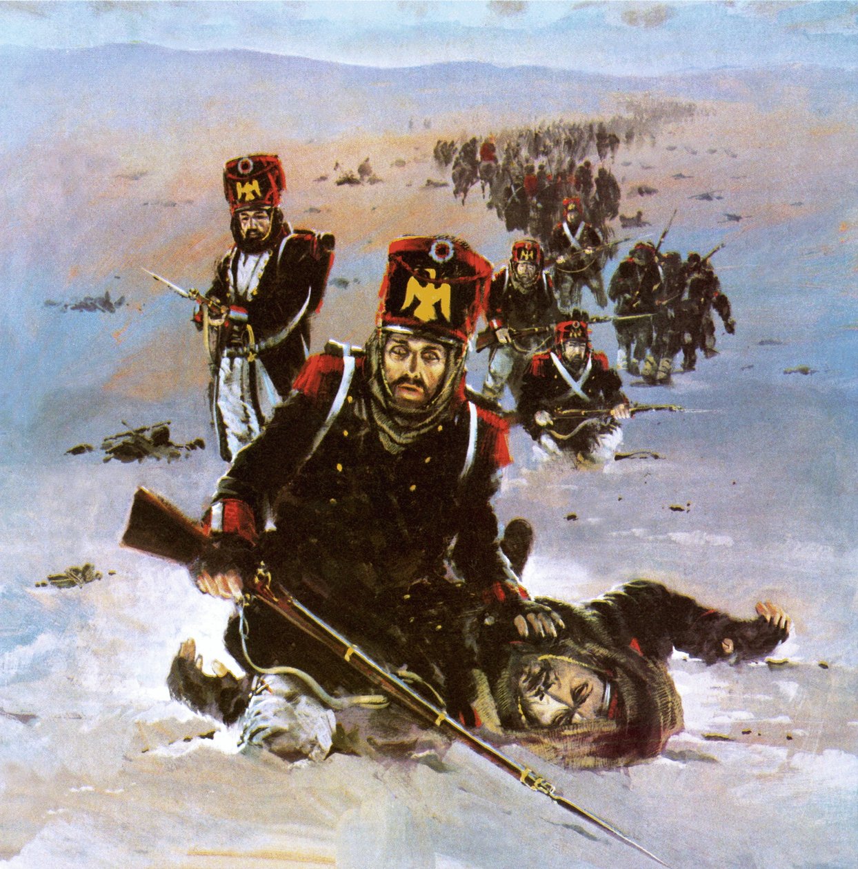 A retirada francesa de Moscovo em 1812 de Graham Coton