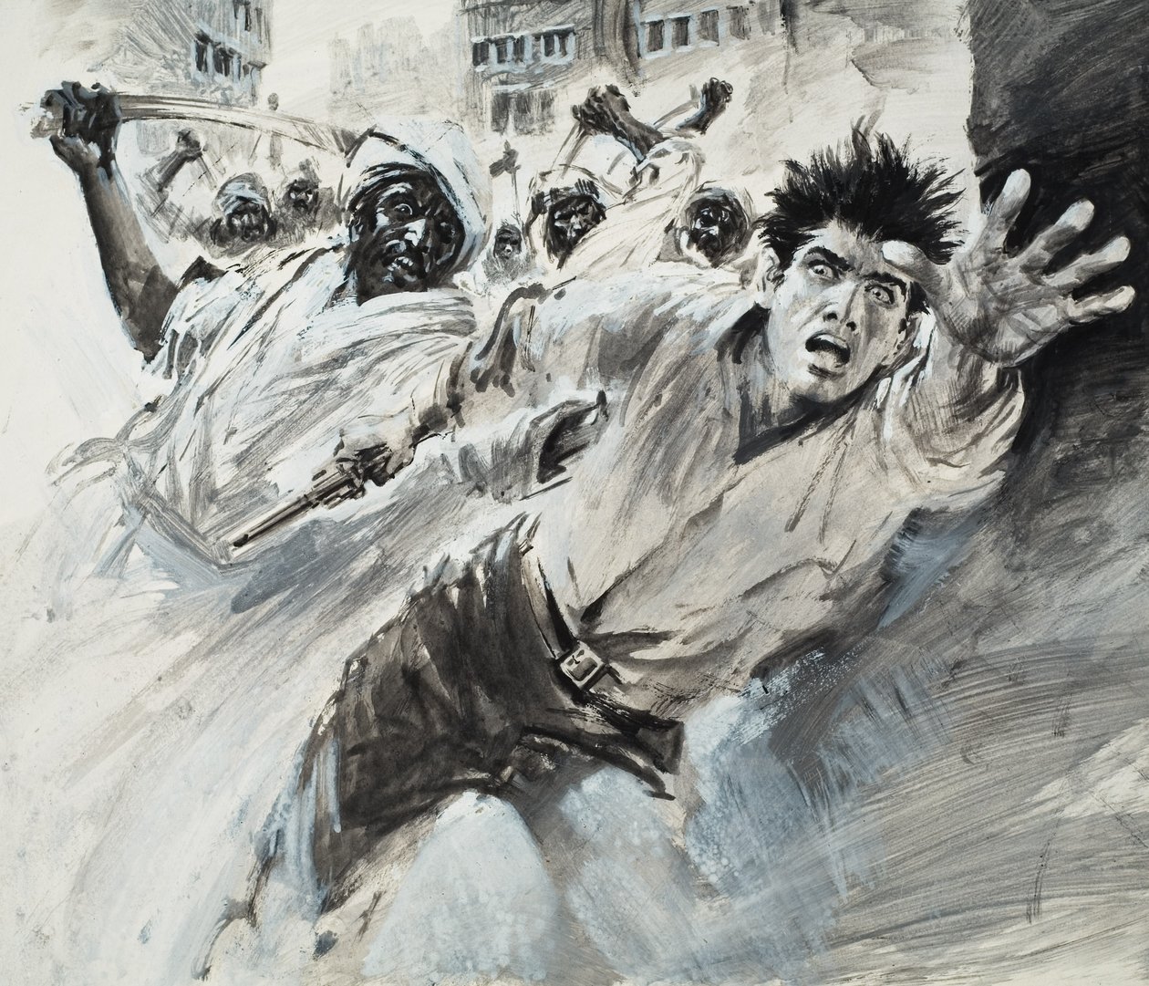 William Robinson, Um viajante americano (guache sobre papel) de Graham Coton