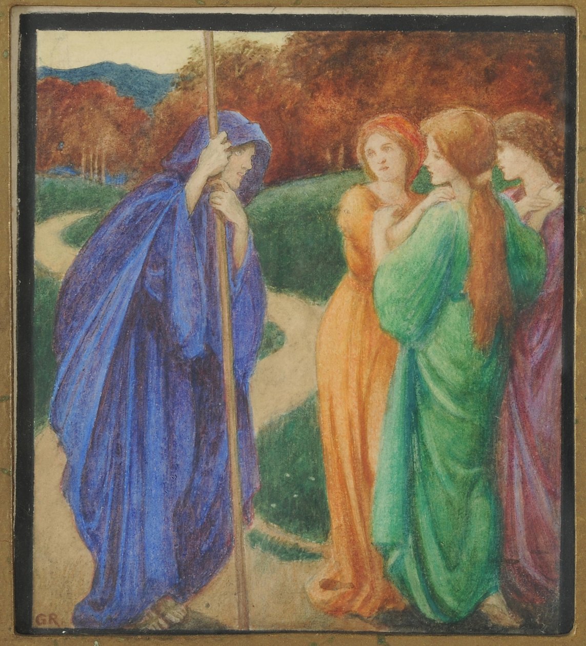 The Pilgrim, c.1920 (aguarela sobre papel) de Graham Robertson