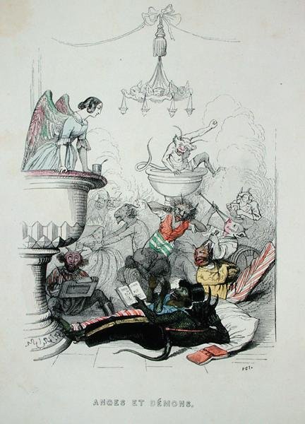 Anjos e Demônios, ilustração de 