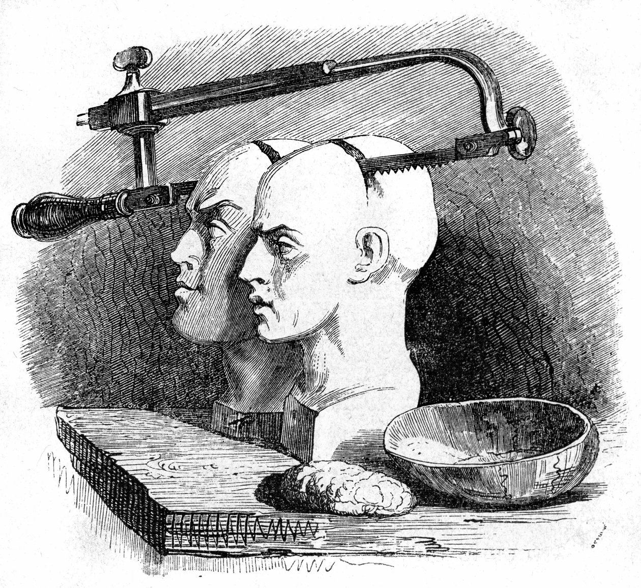 Ilustração para "As Viagens de Gulliver", escrita por Jonathan Swift de Grandville (1803 47)