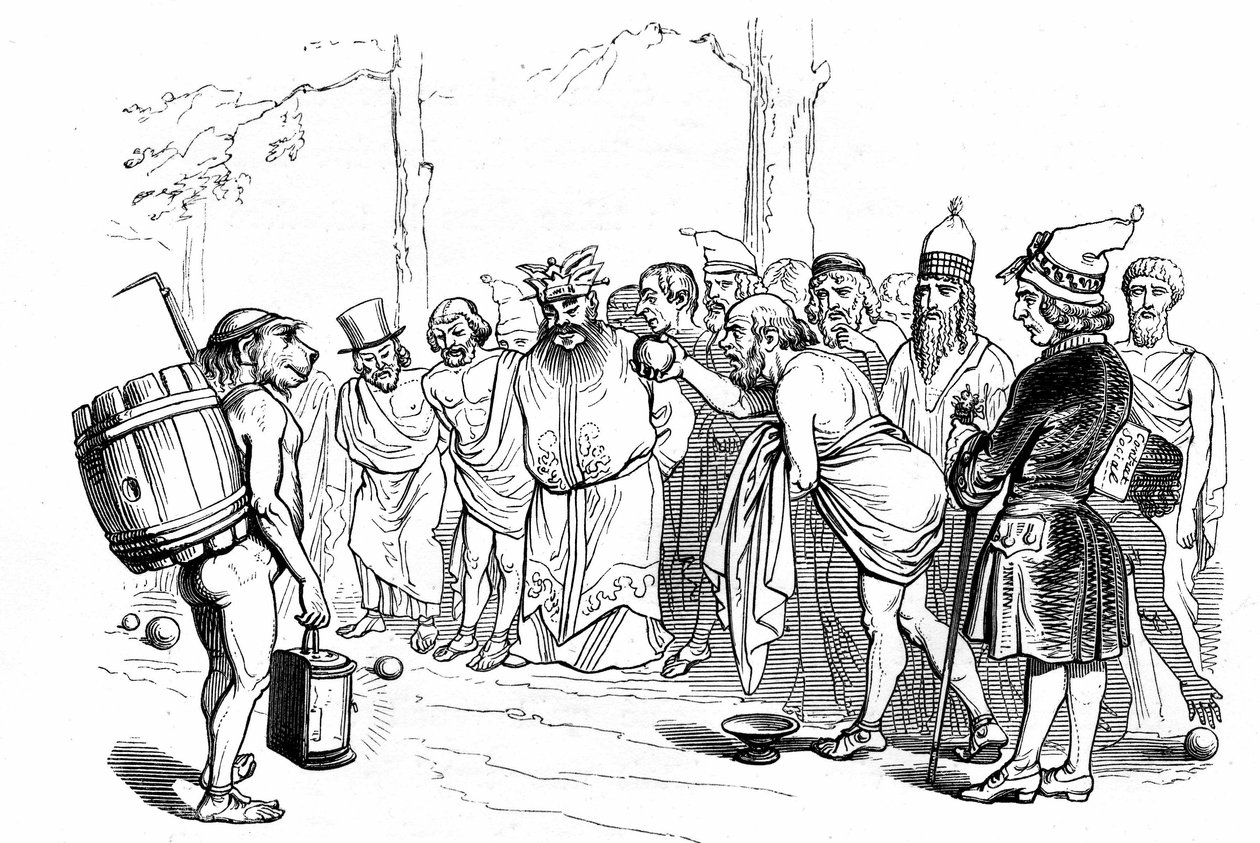 Ilustração para o romance "Un Autre Monde" de Henri Fournier de Grandville (1803 47)