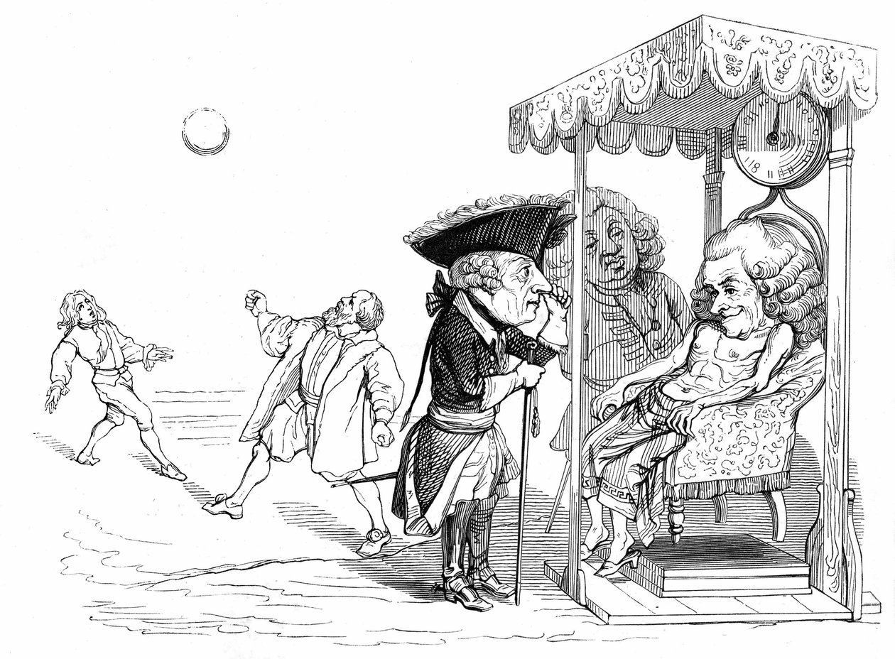 Ilustração para o romance "Un Autre Monde" de Henri Fournier de Grandville (1803 47)