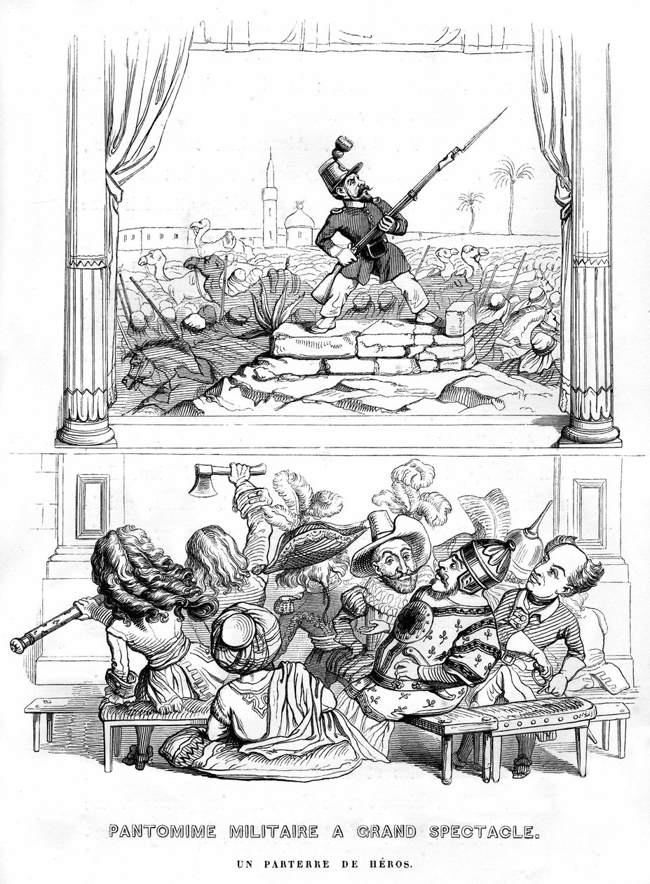 Ilustração para o romance "Un Autre Monde" de Henri Fournier de Grandville (1803 47)
