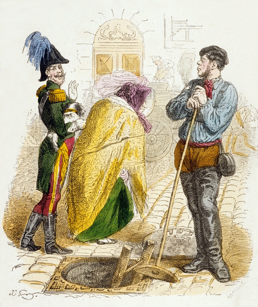 Cada comércio tem o seu valor, de 100 Provérbios de Grandville (1803-47)