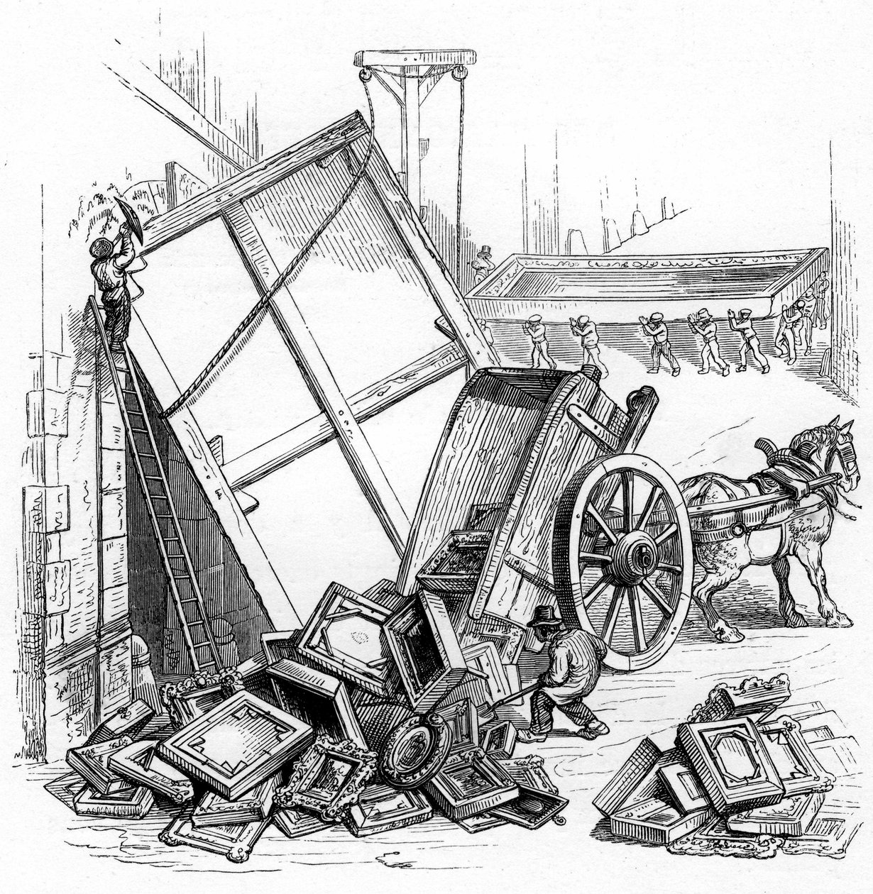 Ilustração para o romance "Un Autre Monde" de Henri Fournier de Grandville (1803 47)