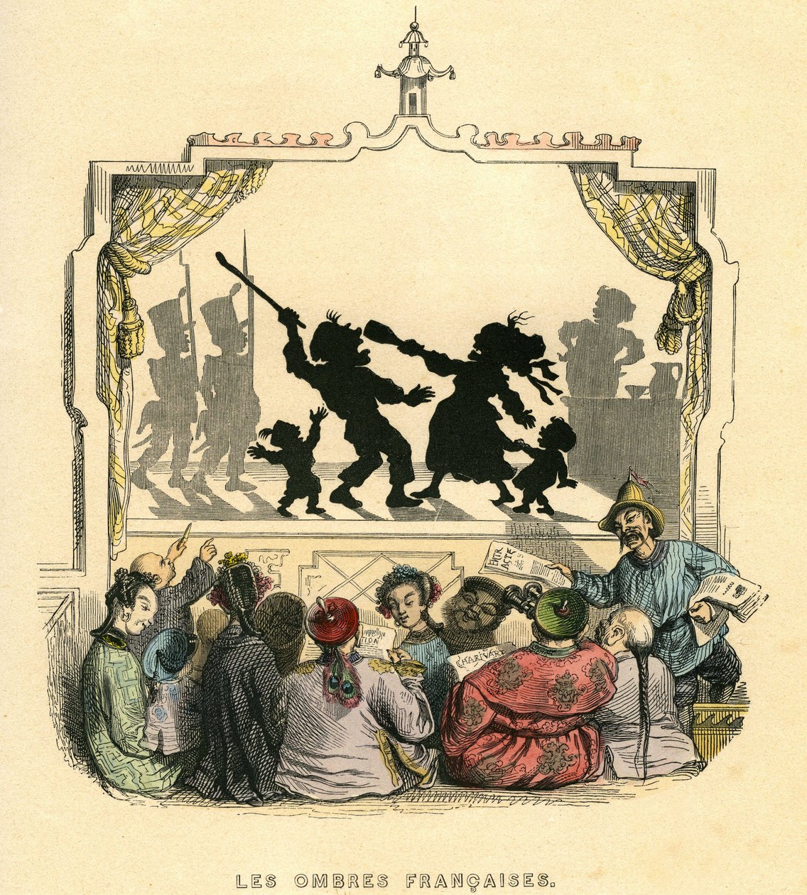 Ilustração para o romance "Un Autre Monde" de Henri Fournier de Grandville (1803 47)