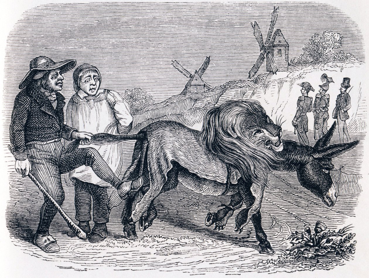 O burro com pele de leão (L