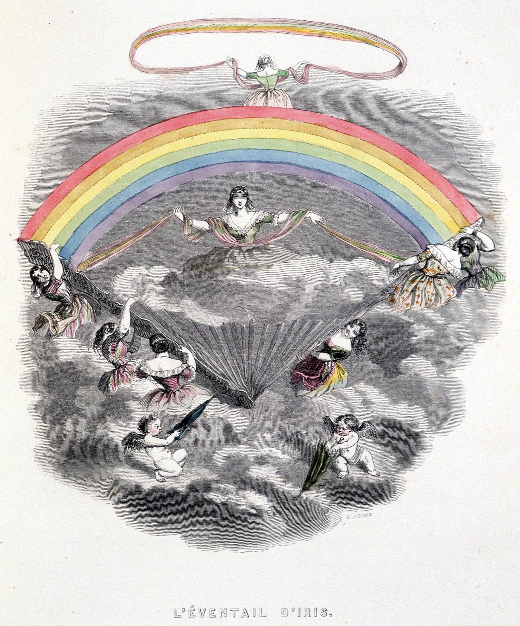 A gama de Iris - em "Outro Mundo" de Grandville de Grandville