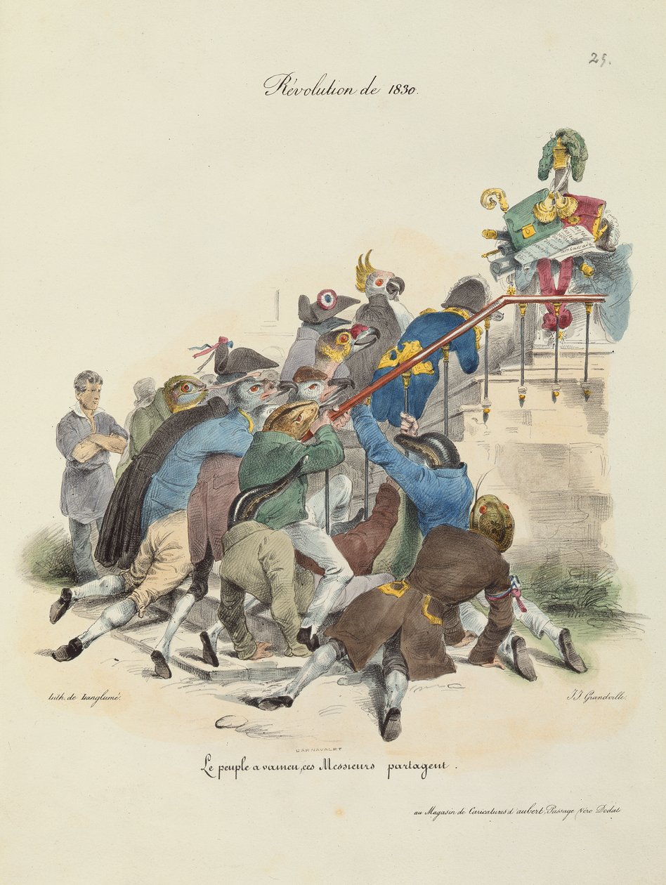 A revolução de 1830 de Grandville 1803 47 after Grandville 1803 47 after