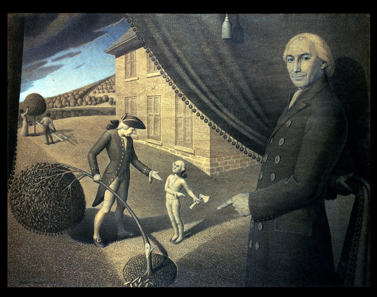 Fábula de Parson Weem de Grant Wood