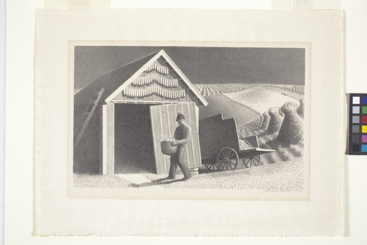 Tempo de sementeira e colheita de Grant Wood
