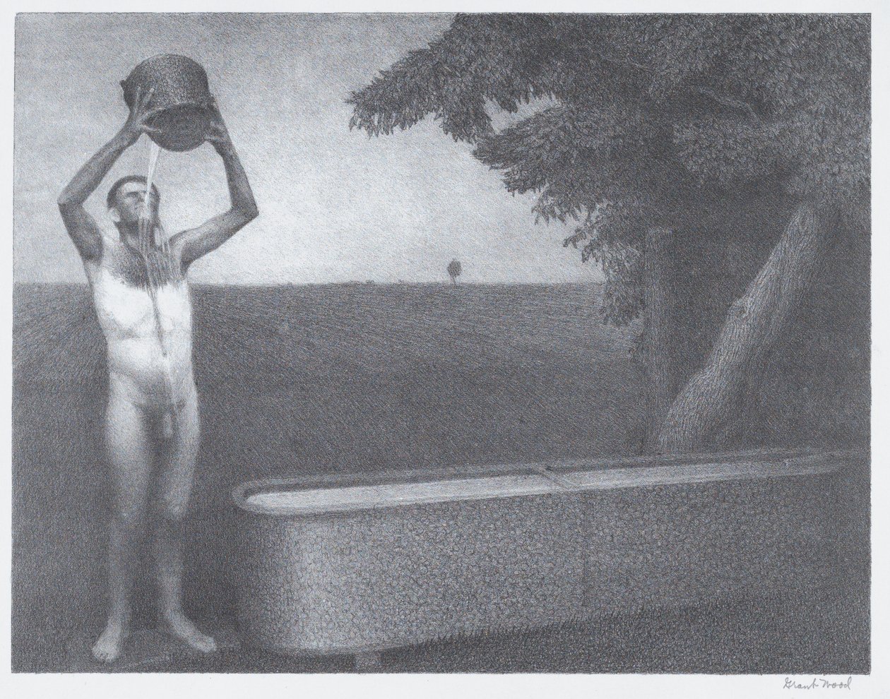 Noite Sensual, 1939 de Grant Wood