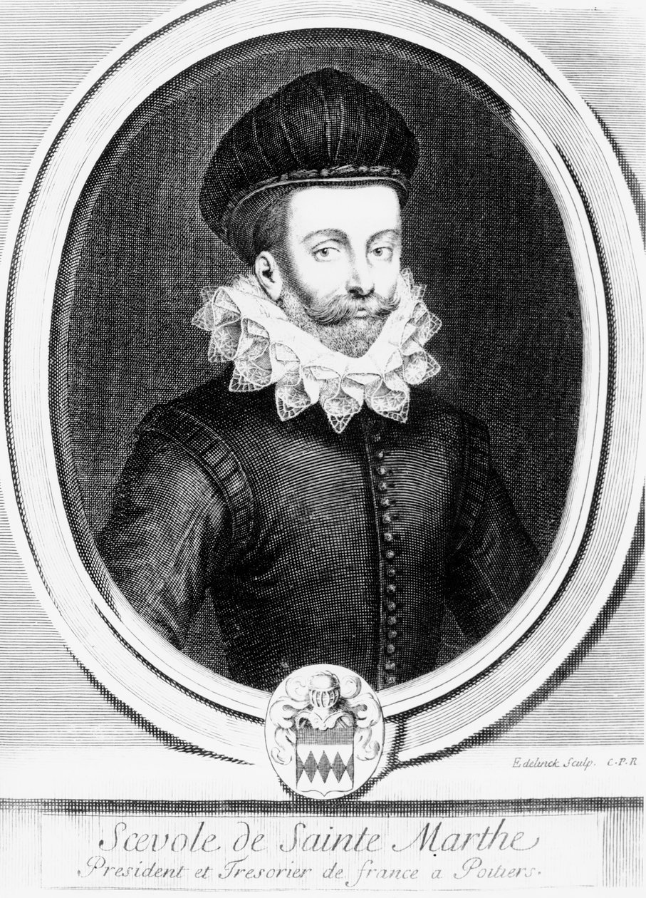 Retrato de Sciola de Santa Marta de Gérard Edelinck
