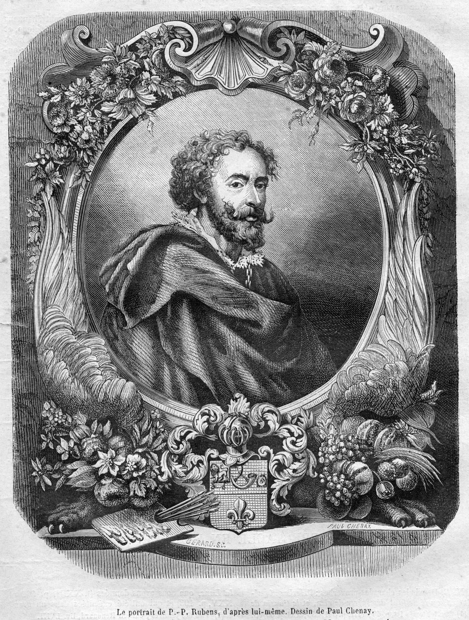 retrato gravado de Gérard Rubens