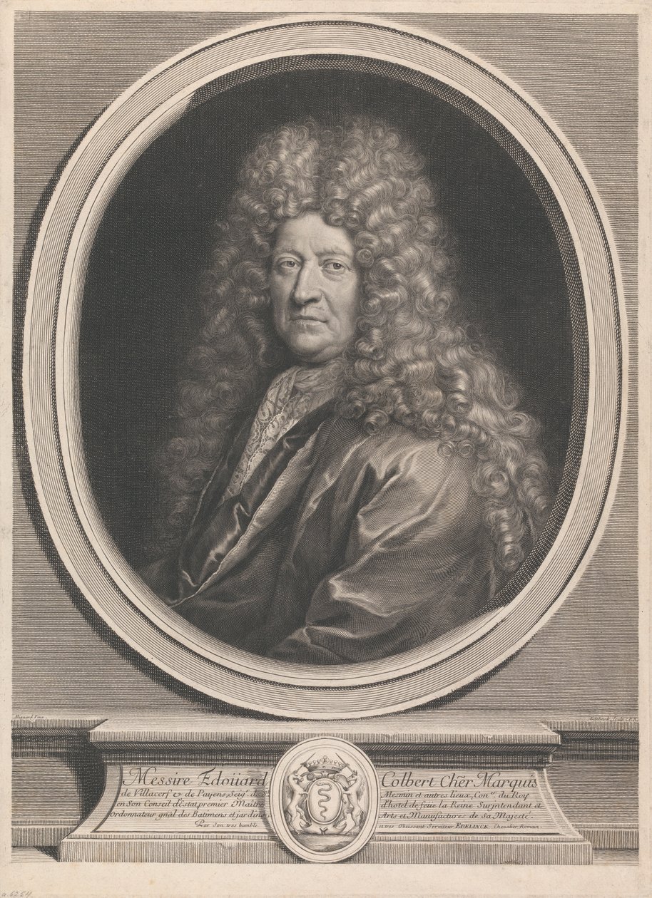 Édouard Colbert, Marquês de Villacerf de Gérard Edelinck