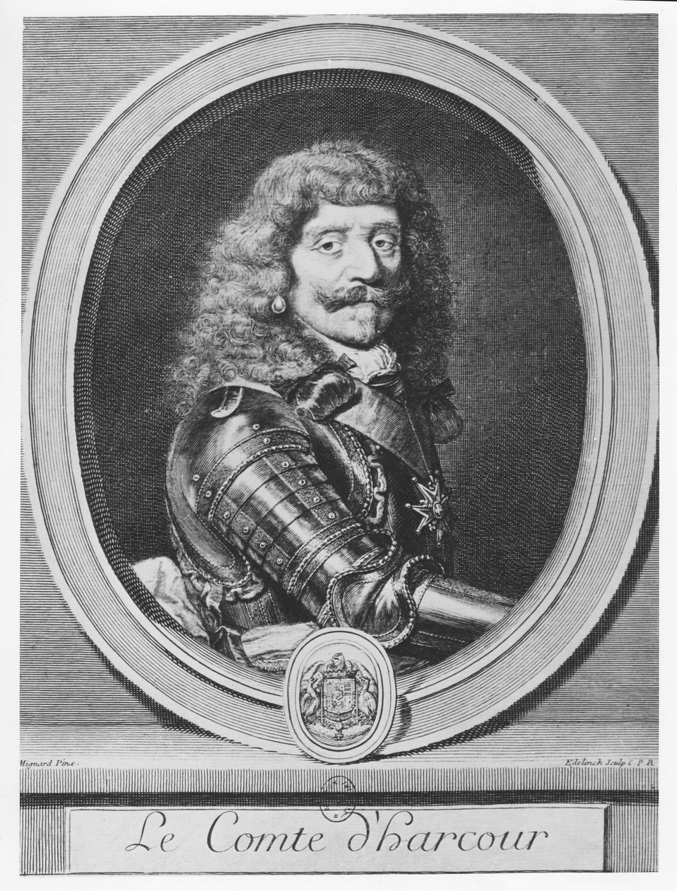 Henri de Lorraine, conde de Harcourt de Gérard Edelinck