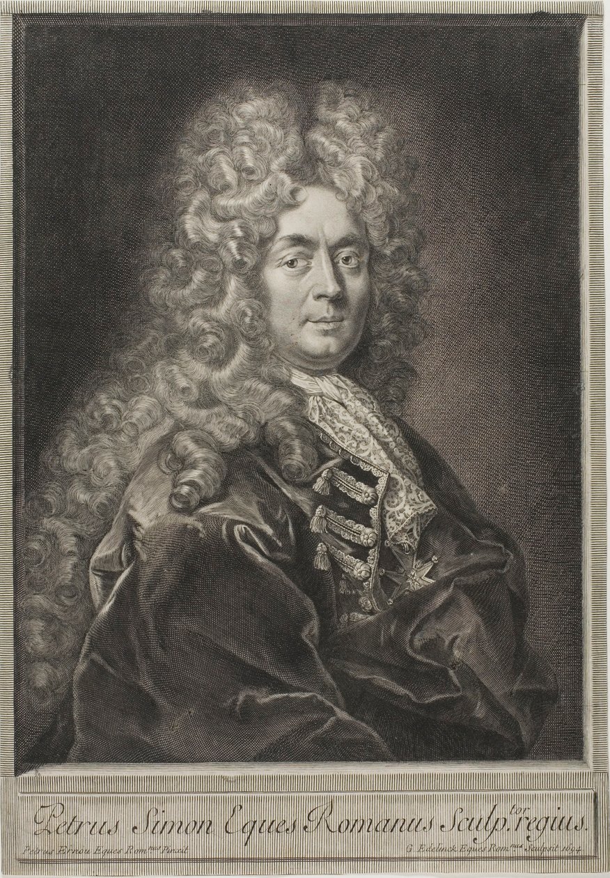 Pierre Simon, gravador de Gérard Edelinck