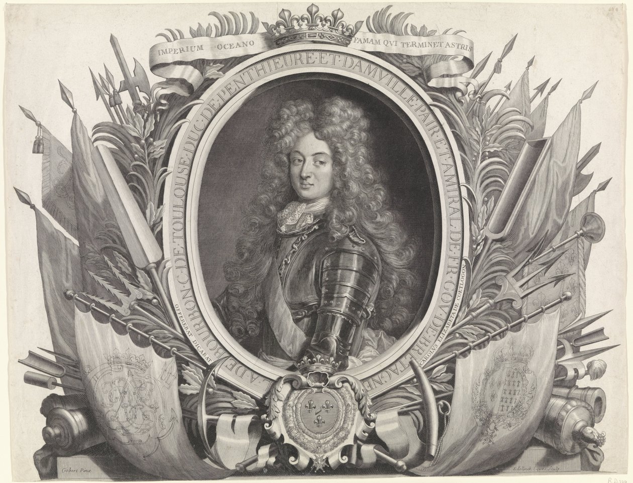 Retrato de Louis Alexander de Bourbon
Louis Alexandre de Bourbon comte de Toulouse de Gérard Edelinck