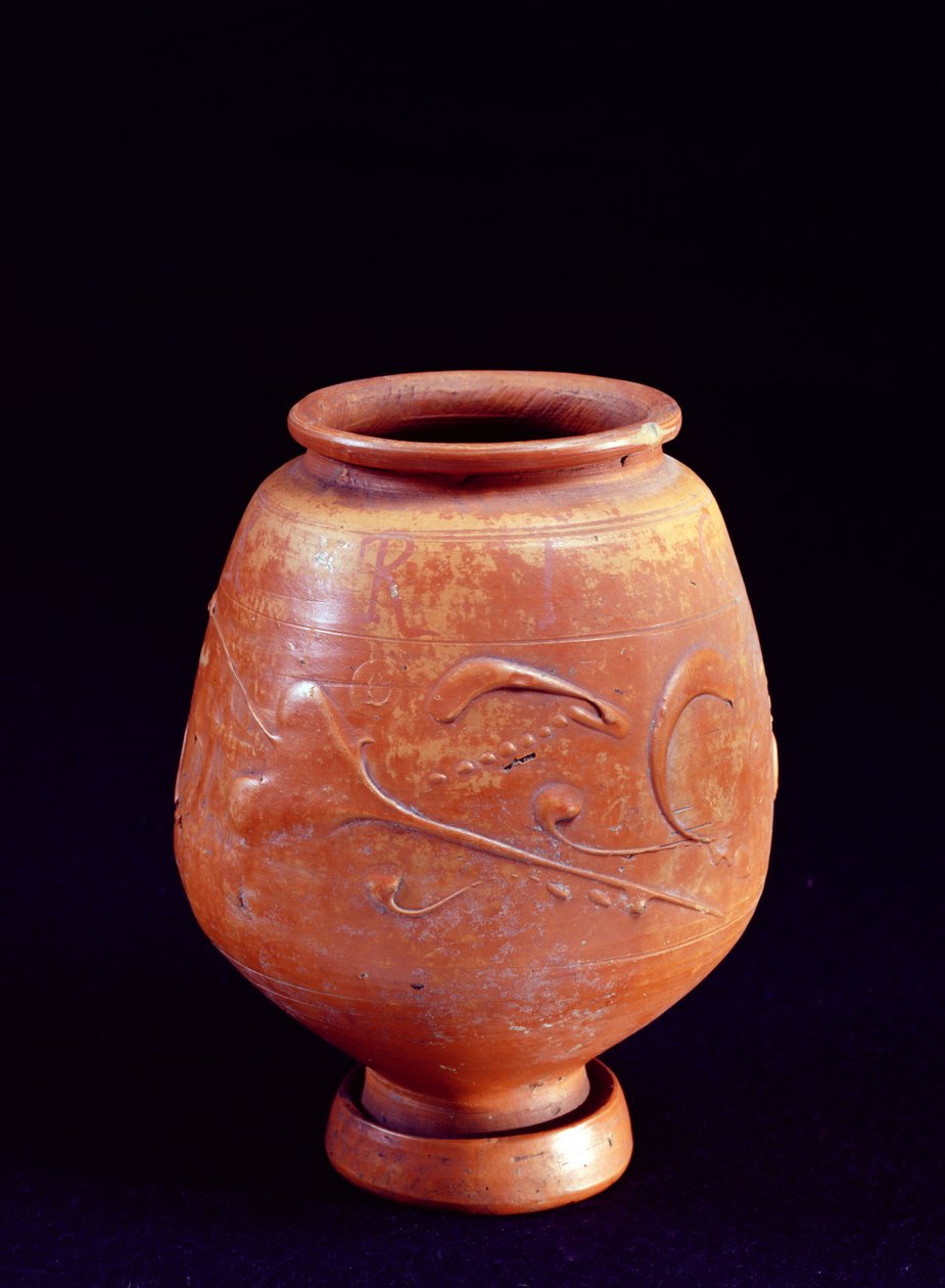 Cálice com decoração floral (terracota) de Greco Roman