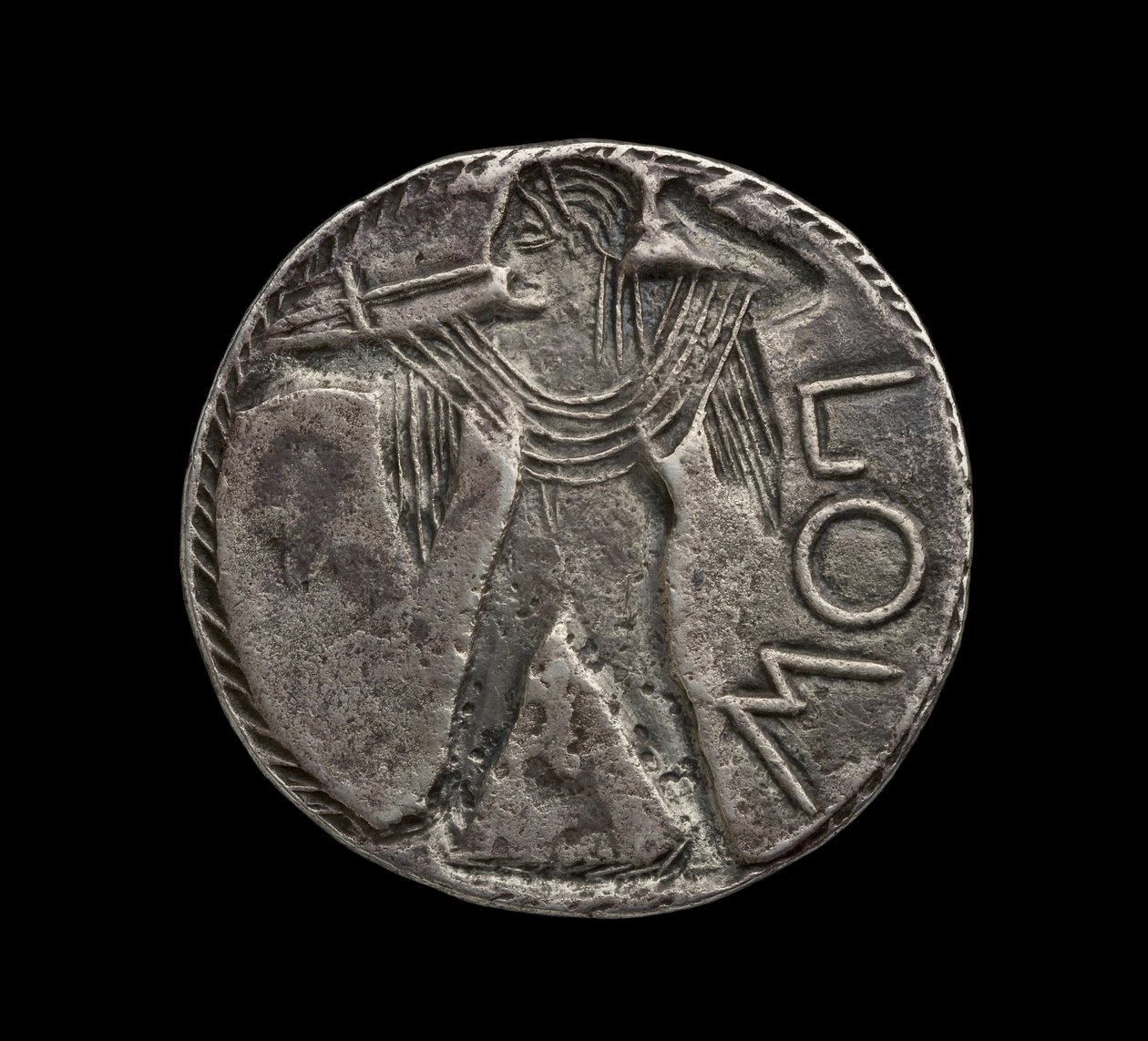 Grego antigo incusa moeda de prata de Posidonia, AD 510-30 (prata) de Greek