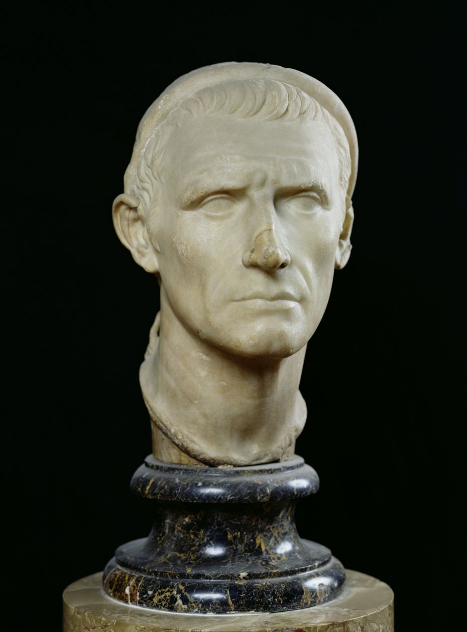 Busto de Antíoco III (223-187 aC) réplica de um original do século III aC (mármore) de Greek