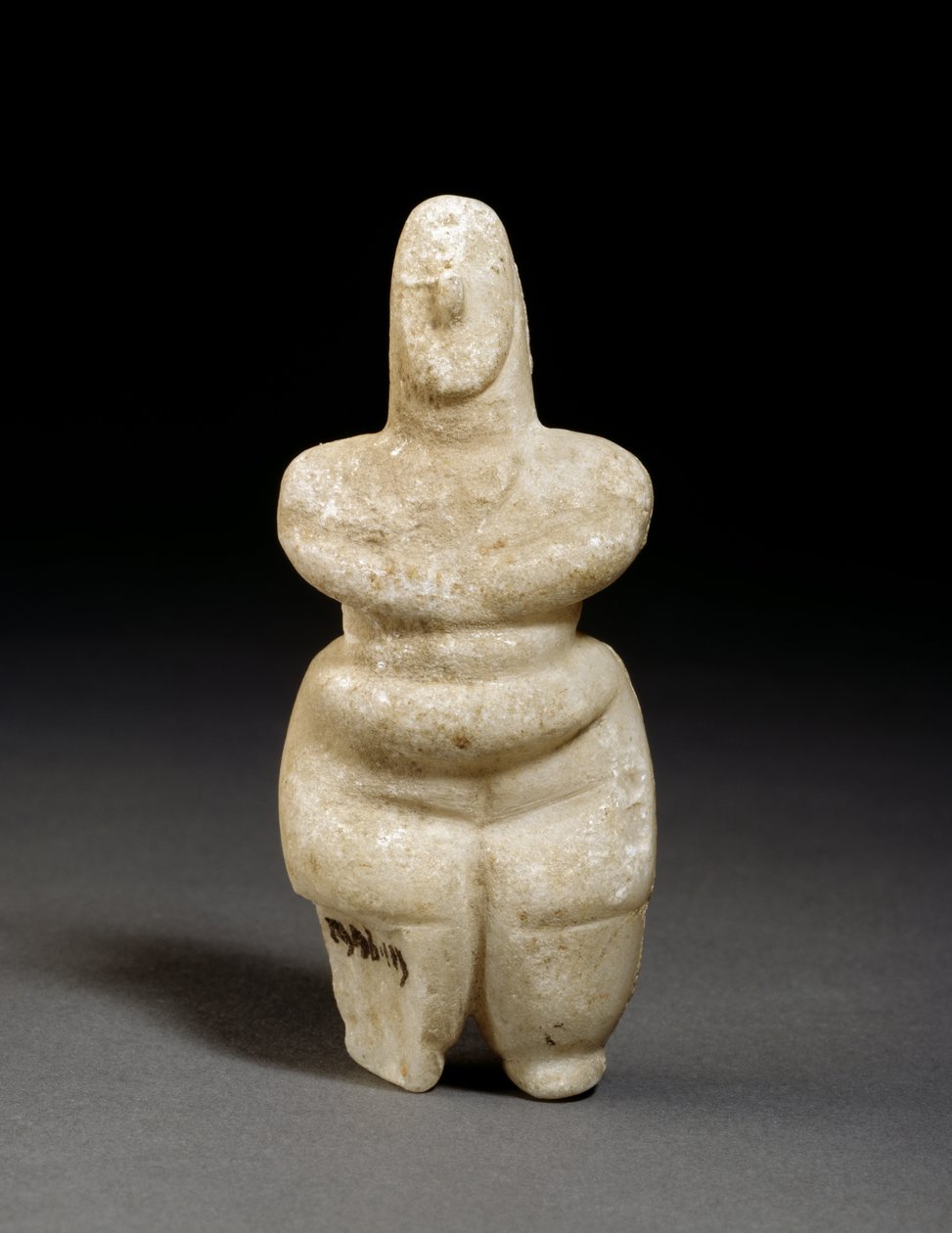 Estatueta das Cíclades, Naxos, c.3000-2000 aC (mármore) de Greek
