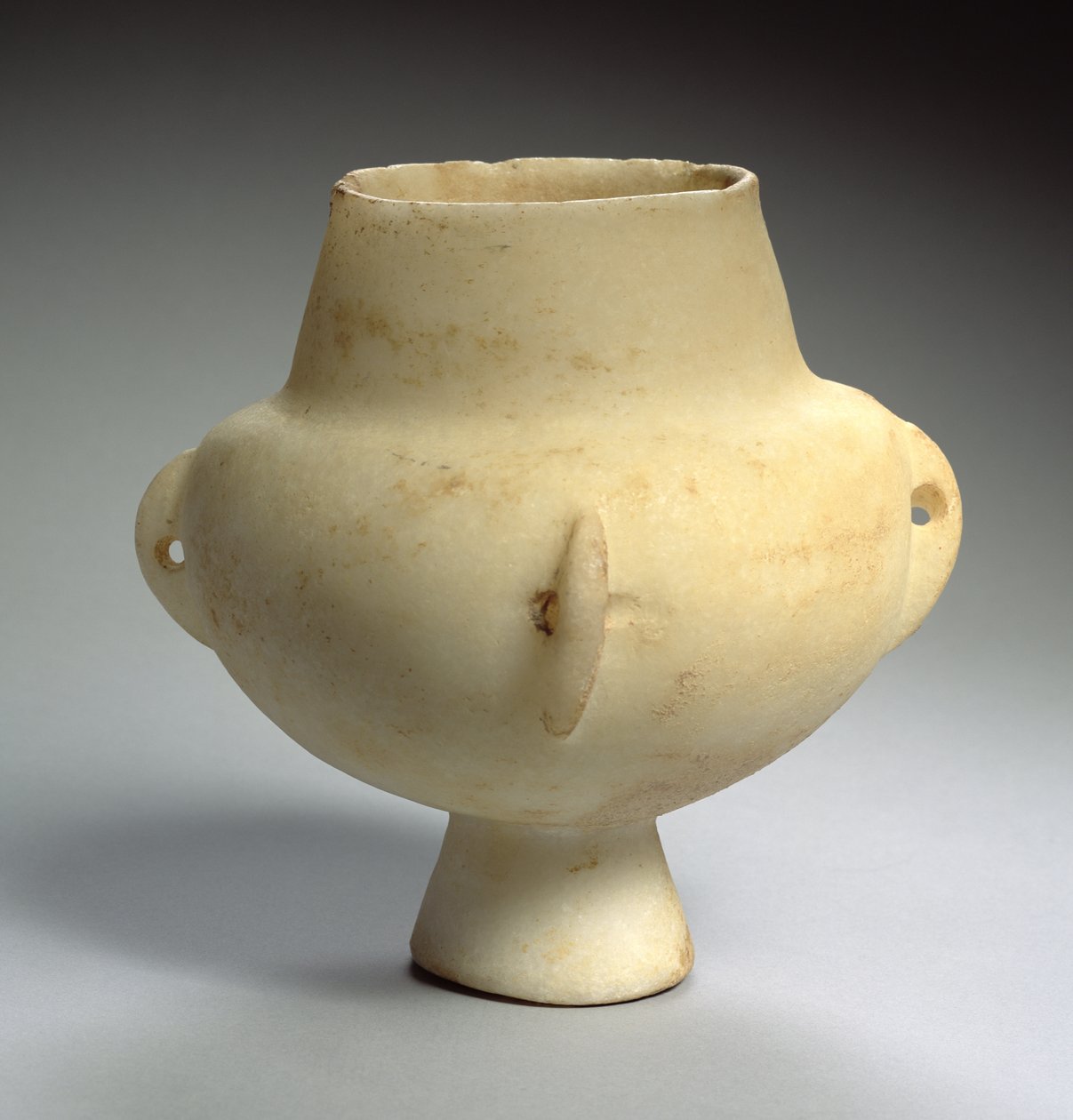 Kandila das Cíclades, Cultura Grotta-Pelos, 3000-2800 aC (mármore) de Greek