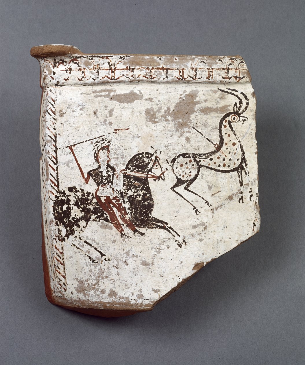 Urna funerária, 500-301 aC (argila) de Greek