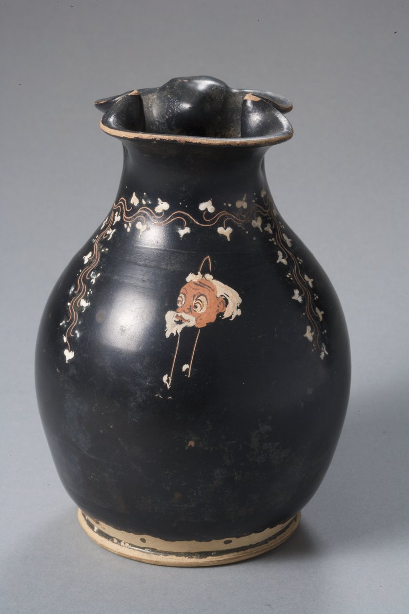 Gnathian envidraçado oinochoe, Konnakis Group de Greek