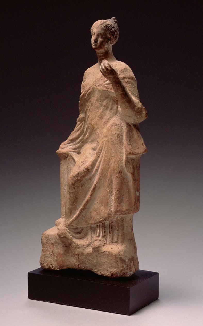 Estátua helenística (terracota) (ver também 257658) de Greek