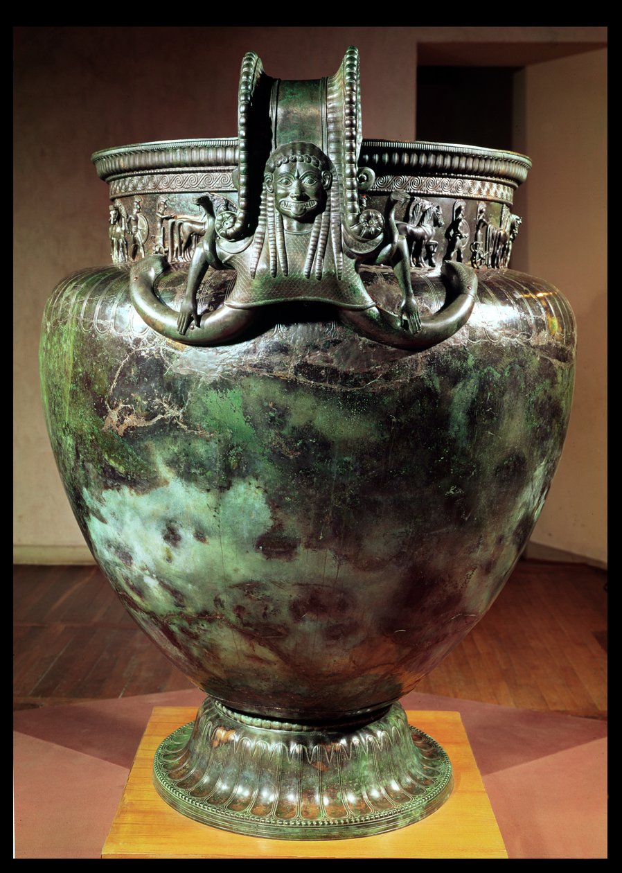 Krater, do túmulo de uma princesa de Vix (bronze) (ver também 173539 e 175991) de Greek