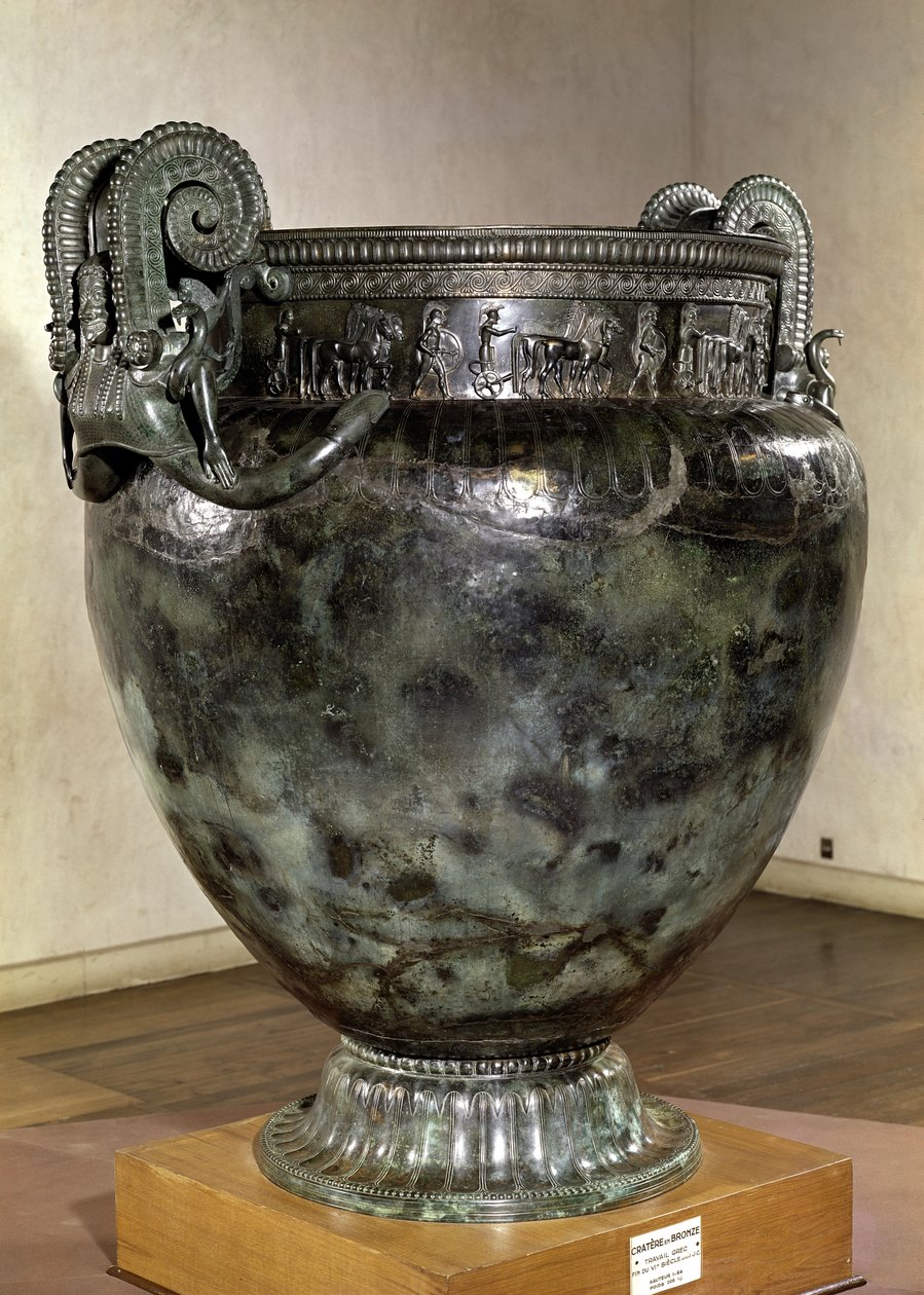 Krater, do túmulo de uma princesa de Vix (bronze) (ver também 173539, 40863 e 175991) de Greek