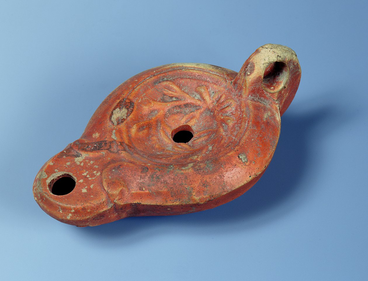 Lâmpada a óleo, de Milo (terracota) de Greek
