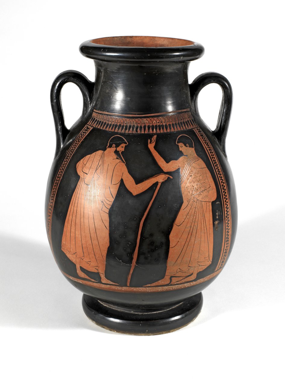 Pelike Red-figura (cerâmica) de Greek
