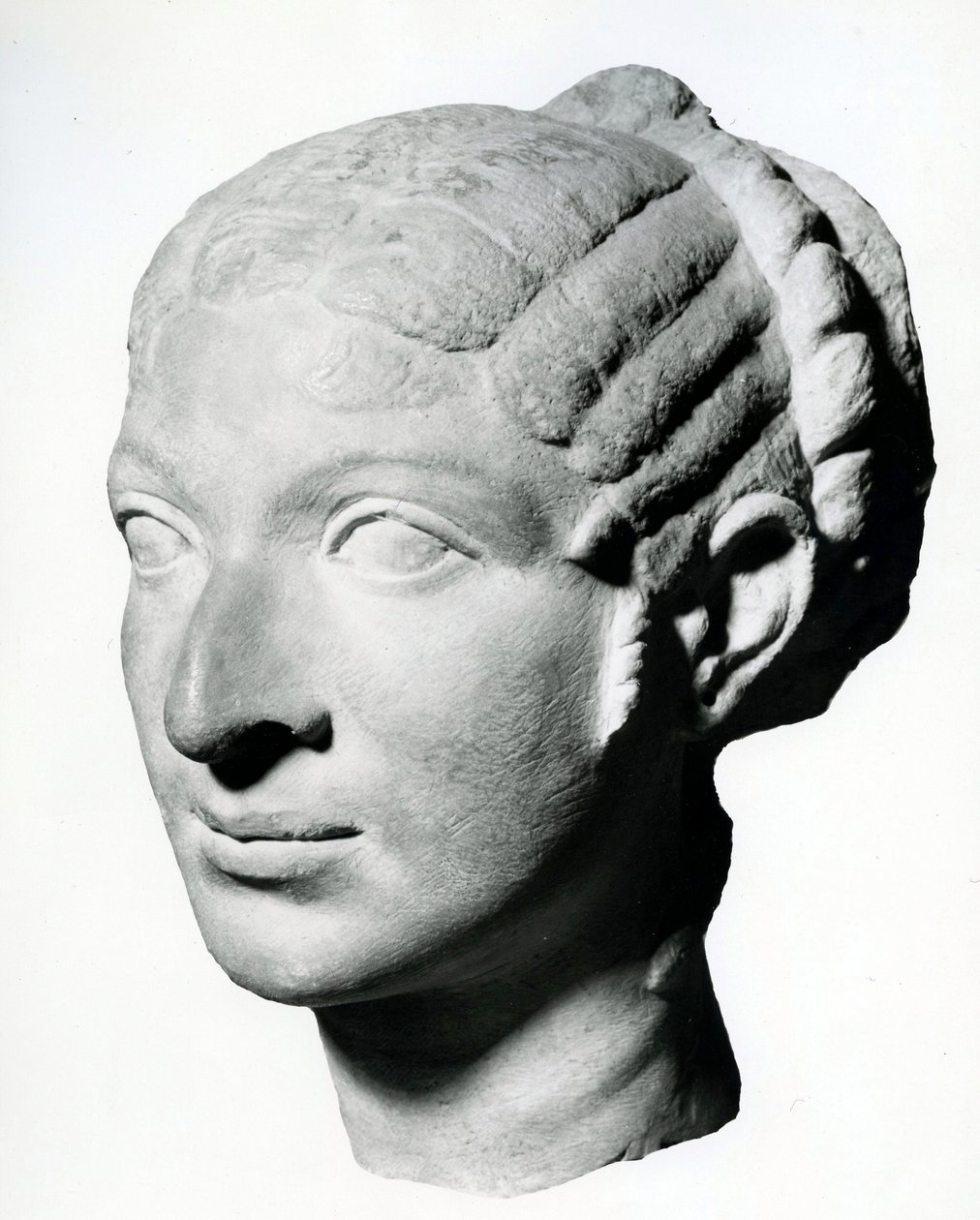 Mulher síria às vezes identificada como Cleópatra, século I aC (escultura) de Greek