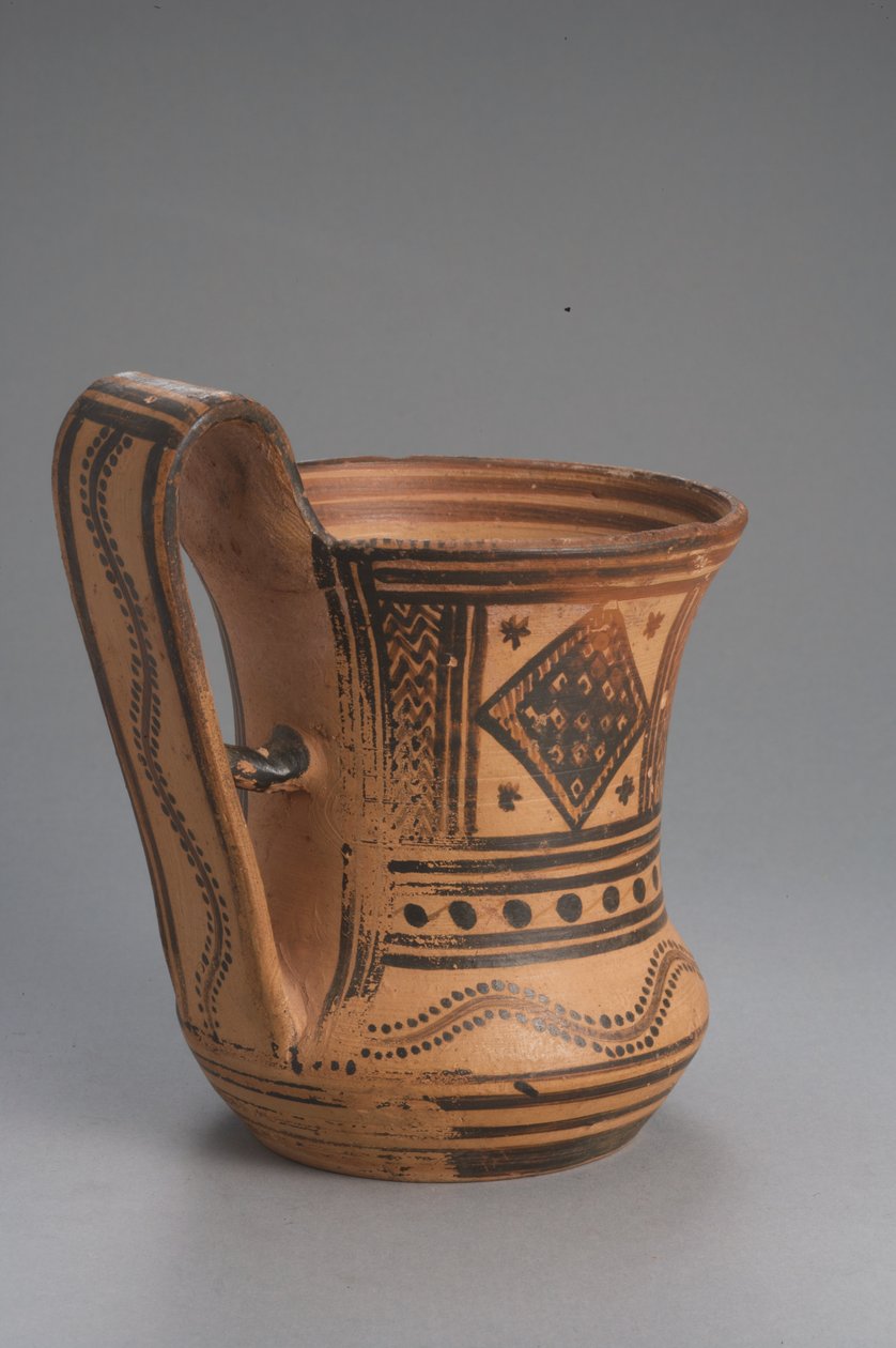 Caneca, período geométrico (terracota) de Greek