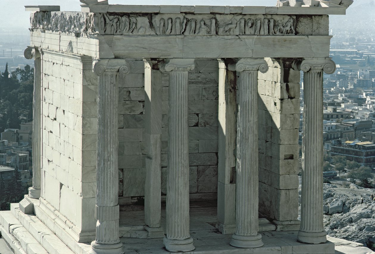 Templo de Atena Nike, construído c.435 BC-425 aC de Greek