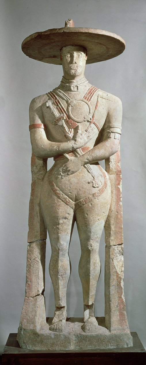 O Guerreiro Capitrano (terracota) de Greek