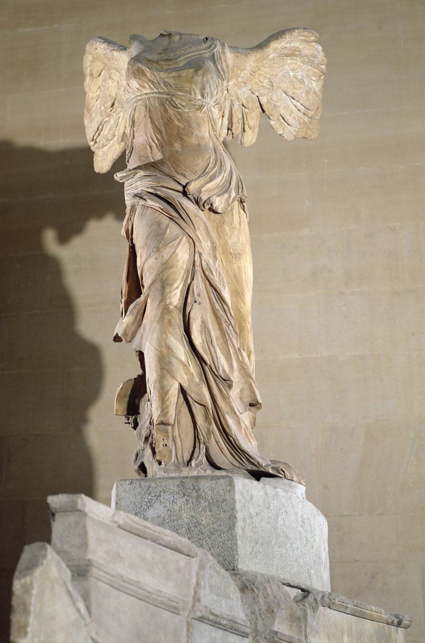 A vitória da samotrácia (mármore pariano) (ver também 92583 e 94601-03 e 154093) de Greek
