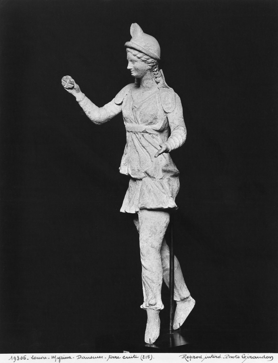 Dança de Átis, período helenístico, segunda metade do século II aC, de Myrina (terracota) de Greek