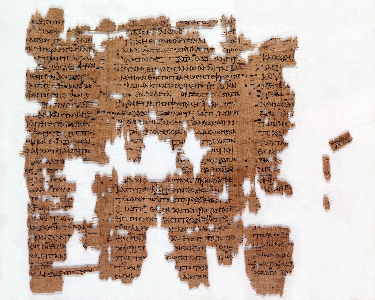 Papiro científico grego datado de 200 DC. de Greek
