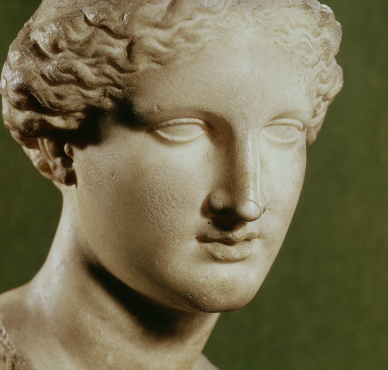 Chefe de Artemis (mármore) de Greek