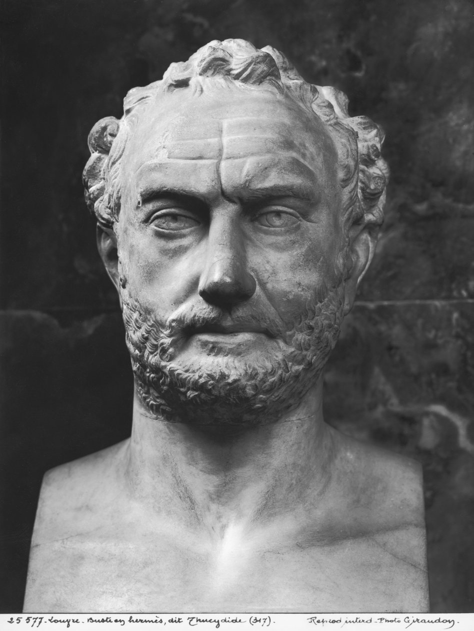 Herm de um homem, dito ser Tucídides (mármore) de Greek